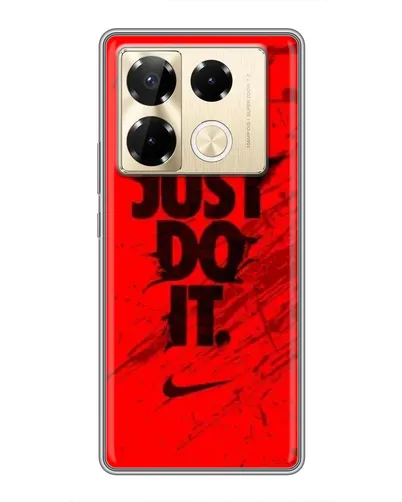 Чехол для Infinix Note 40 Pro с картинкой «Nike Just Do It»