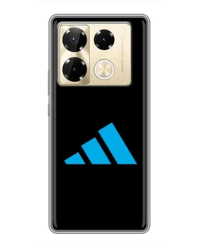 Чехол для Infinix Note 40 Pro с картинкой «Adidas Cyan Logo» Чехол для Infinix Note 40 Pro с картинкой «Adidas Cyan Logo»