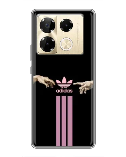Чехол для Infinix Note 40 Pro с картинкой «Adidas Hands» Чехол для Infinix Note 40 Pro с картинкой «Adidas Hands»