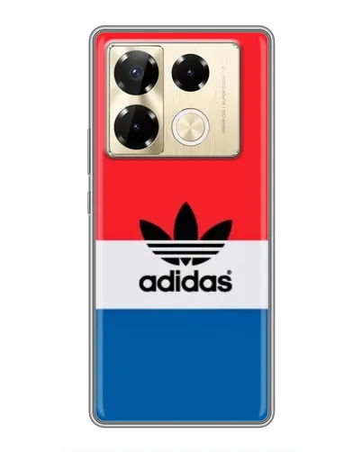 Чехол для Infinix Note 40 Pro с картинкой «Ретро блоки Adidas» Чехол для Infinix Note 40 Pro с картинкой «Ретро блоки Adidas»