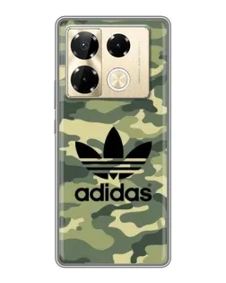 Чехол для Infinix Note 40 Pro с картинкой «Милитари стиль Adidas»
