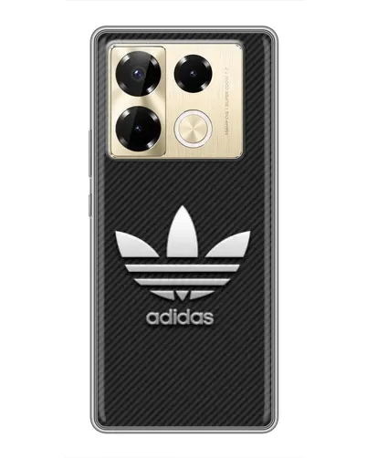 Чехол для Infinix Note 40 Pro с картинкой «Adidas Карбоновая текстура» Чехол для Infinix Note 40 Pro с картинкой «Adidas Карбоновая текстура»