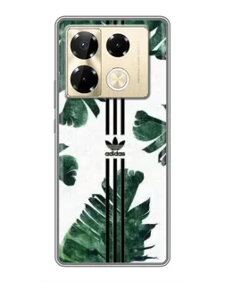 Чехол для Infinix Note 40 Pro с картинкой «Пальмовые листья адидас»