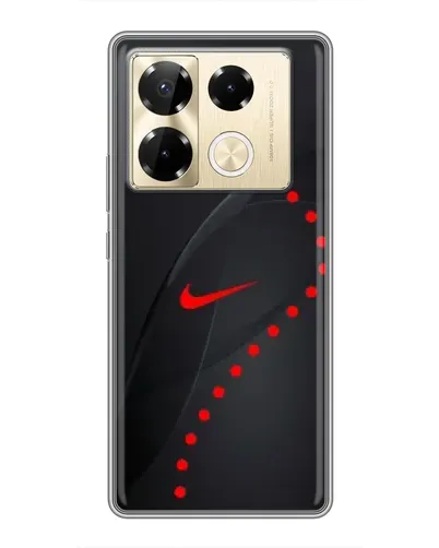 Чехол для Infinix Note 40 Pro с картинкой «Абстрактный дизайн Nike»