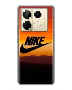 Чехол для Infinix Note 40 Pro с картинкой «Nike — вечерний горизонт»