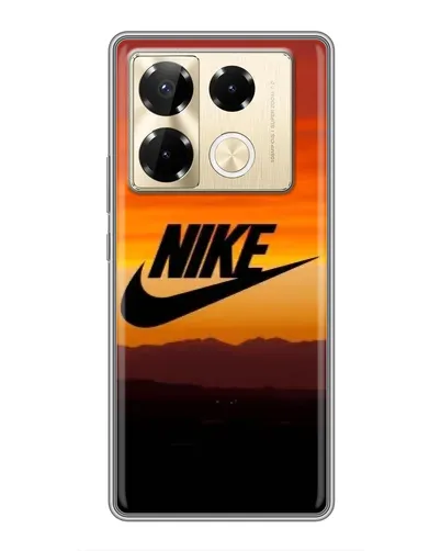 Чехол для Infinix Note 40 Pro с картинкой «Nike — вечерний горизонт»