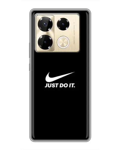 Чехол для Infinix Note 40 Pro с картинкой «Минимализм от Nike»