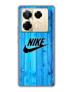 Чехол для Infinix Note 40 Pro с картинкой «Голубое дерево Nike»