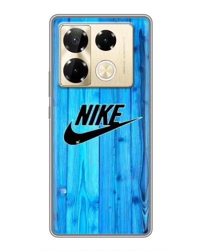 Чехол для Infinix Note 40 Pro с картинкой «Голубое дерево Nike»