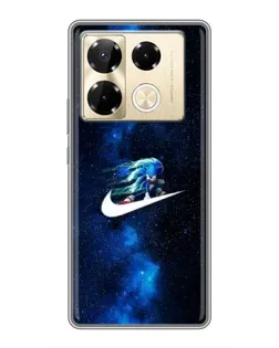 Чехол для Infinix Note 40 Pro с картинкой «Звездный путь Nike»
