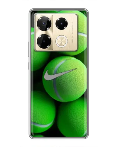 Чехол для Infinix Note 40 Pro с картинкой «Теннисные мячи Найк»