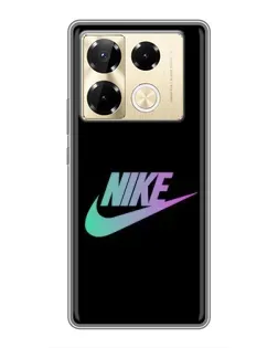 Чехол для Infinix Note 40 Pro с картинкой «Nike — городская ночь»