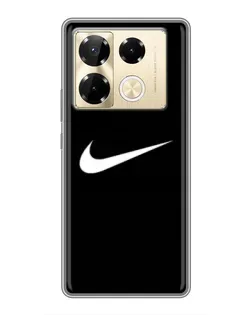 Чехол для Infinix Note 40 Pro с картинкой «Минималистический Найк»