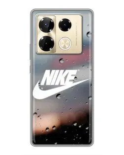 Чехол для Infinix Note 40 Pro с картинкой «Nike в стиле ретро»