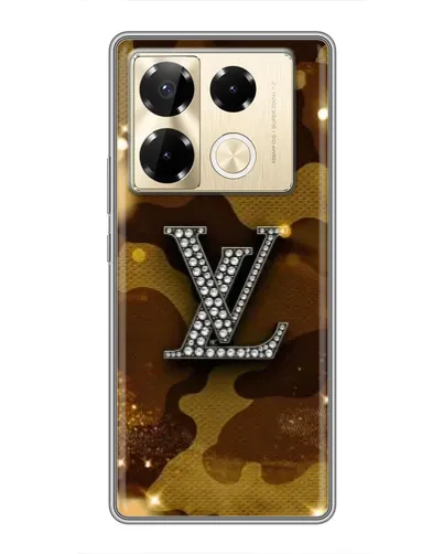 Чехол для Infinix Note 40 Pro с картинкой «Камуфляжный Louis Vuitton»