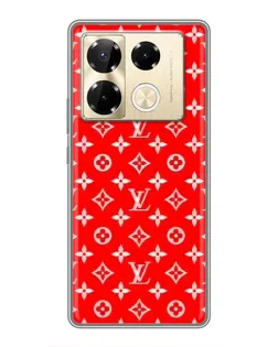 Чехол для Infinix Note 40 Pro с картинкой «Яркий паттерн LV»