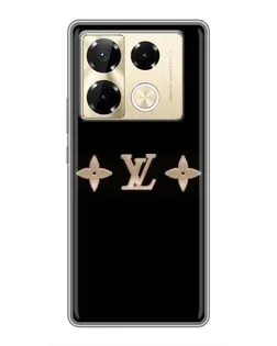 Чехол для Infinix Note 40 Pro с картинкой «Louis Vuitton — минимализм»