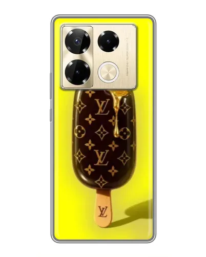 Чехол для Infinix Note 40 Pro с картинкой «Мороженое от LV»