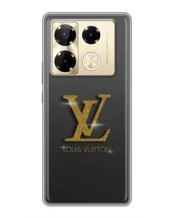 Чехол для Infinix Note 40 Pro с картинкой «Градиент Louis Vuitton»