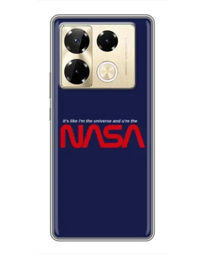 Чехол для Infinix Note 40 Pro с картинкой «NASA — глубокий космос»
