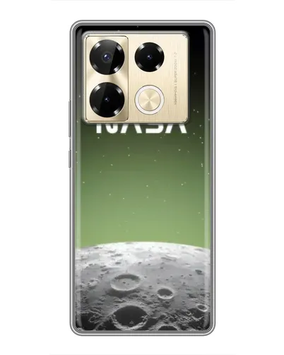Чехол для Infinix Note 40 Pro с картинкой «NASA — лунный градиент»