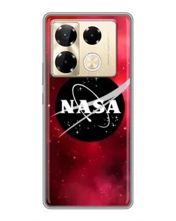 Чехол для Infinix Note 40 Pro с картинкой «NASA — красная туманность»