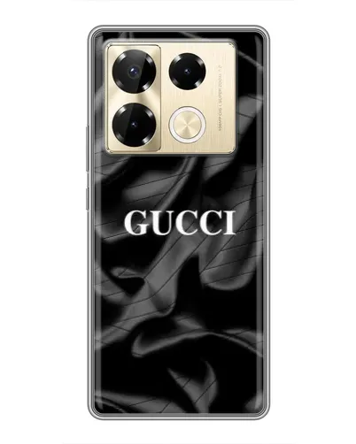 Чехол для Infinix Note 40 Pro с картинкой «Gucci — шелковые волны» Чехол для Infinix Note 40 Pro с картинкой «Gucci — шелковые волны»