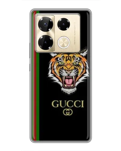 Чехол для Infinix Note 40 Pro с картинкой «Тигр Gucci» Чехол для Infinix Note 40 Pro с картинкой «Тигр Gucci»