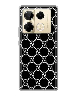 Чехол для Infinix Note 40 Pro с картинкой «Gucci — сетчатый паттерн»