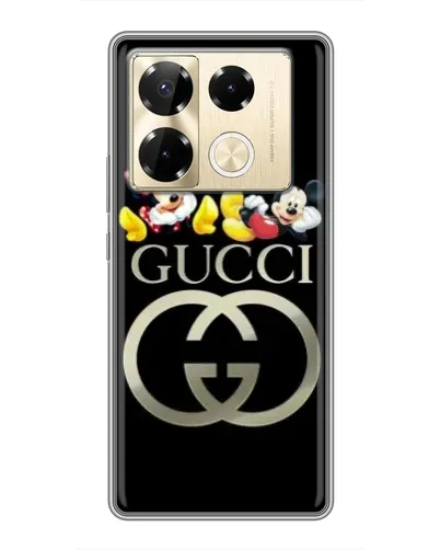 Чехол для Infinix Note 40 Pro с картинкой «Gucci — герои Disney» Чехол для Infinix Note 40 Pro с картинкой «Gucci — герои Disney»