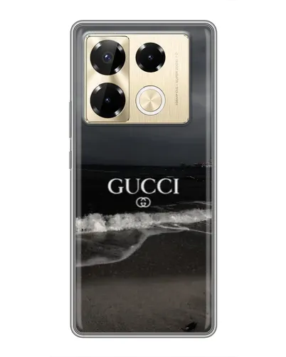 Чехол для Infinix Note 40 Pro с картинкой «Gucci — морской прибой» Чехол для Infinix Note 40 Pro с картинкой «Gucci — морской прибой»