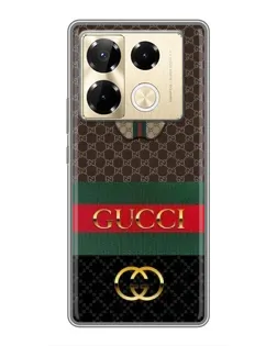 Чехол для Infinix Note 40 Pro с картинкой «Gucci — брендированный десерт»