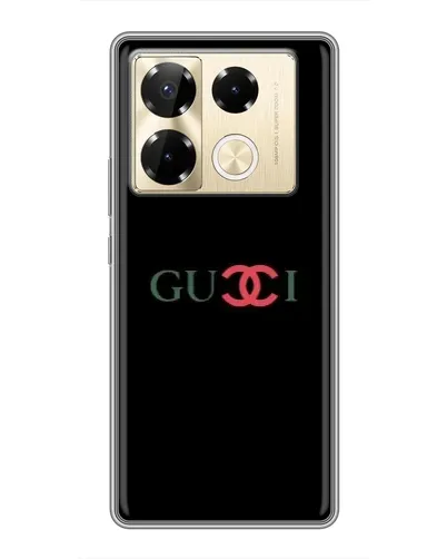 Чехол для Infinix Note 40 Pro с картинкой «Gucci — красный градиент» Чехол для Infinix Note 40 Pro с картинкой «Gucci — красный градиент»