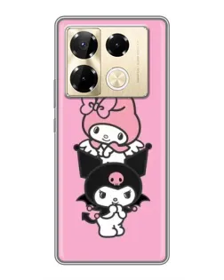 Чохол для Infinix Note 40 Pro з картинкою «My Melody та Kuromi» Чохол для Infinix Note 40 Pro з картинкою «My Melody та Kuromi»