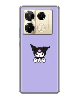 Чохол для Infinix Note 40 Pro з картинкою «Kuromi — фіолетовий мінімалізм» Чохол для Infinix Note 40 Pro з картинкою «Kuromi — фіолетовий мінімалізм»