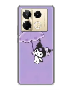 Чохол для Infinix Note 40 Pro з картинкою «Kuromi з парасолькою» Чохол для Infinix Note 40 Pro з картинкою «Kuromi з парасолькою»