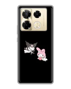 Чохол для Infinix Note 40 Pro з картинкою «My Melody та Kuromi» Чохол для Infinix Note 40 Pro з картинкою «My Melody та Kuromi»