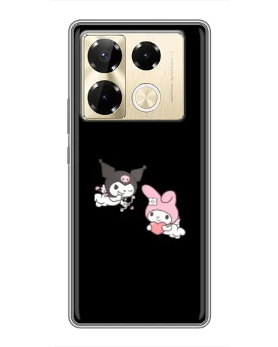 Чехол для Infinix Note 40 Pro с картинкой «My Melody и Kuromi»
