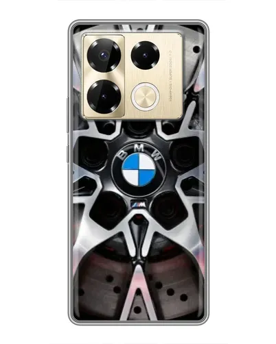 Чехол для Infinix Note 40 Pro с картинкой «BMW — деталь диска»