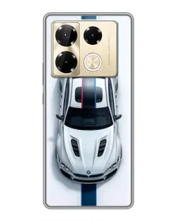 Чохол для Infinix Note 40 Pro з картинкою «Вид зверху — BMW M»