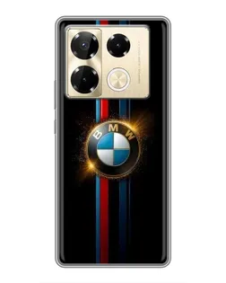 Чехол для Infinix Note 40 Pro с картинкой «BMW M-Power неон»