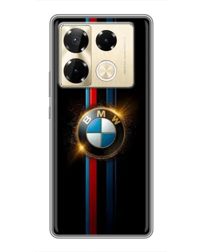 Чехол для Infinix Note 40 Pro с картинкой «BMW M-Power неон»