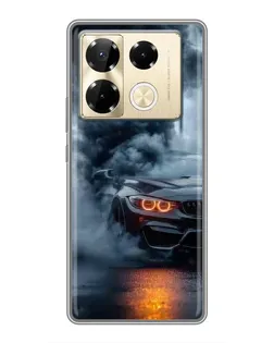 Чехол для Infinix Note 40 Pro с картинкой «BMW M-Power — абстракция» Чехол для Infinix Note 40 Pro с картинкой «BMW M-Power — абстракция»