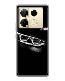 Чехол для Infinix Note 40 Pro с картинкой «BMW — взгляд тигра» Чехол для Infinix Note 40 Pro с картинкой «BMW — взгляд тигра»