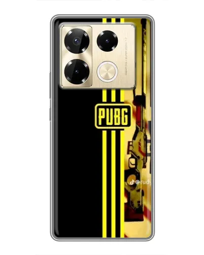 Чехол для Infinix Note 40 Pro с картинкой «PUBG — камуфляжный шлем»