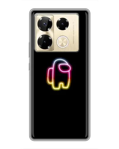 Чехол для Infinix Note 40 Pro с картинкой «Among Us градиент»