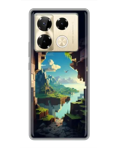 Чехол для Infinix Note 40 Pro с картинкой «Вид из пещеры»