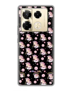 Чехол для Infinix Note 40 Pro с картинкой «Magic Unicorn паттерн»