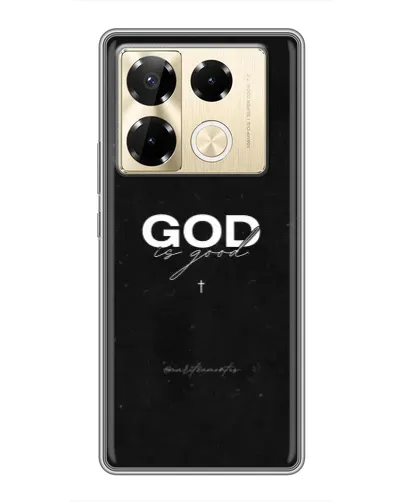 Чехол для Infinix Note 40 Pro с картинкой «GOD — Бог над всем» Чехол для Infinix Note 40 Pro с картинкой «GOD — Бог над всем»
