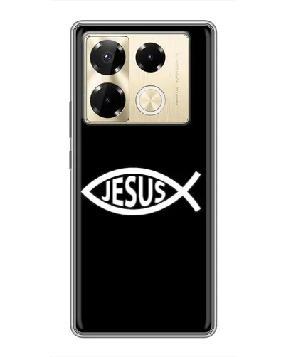 Чехол для Infinix Note 40 Pro с картинкой «Классический Jesus» Чехол для Infinix Note 40 Pro с картинкой «Классический Jesus»